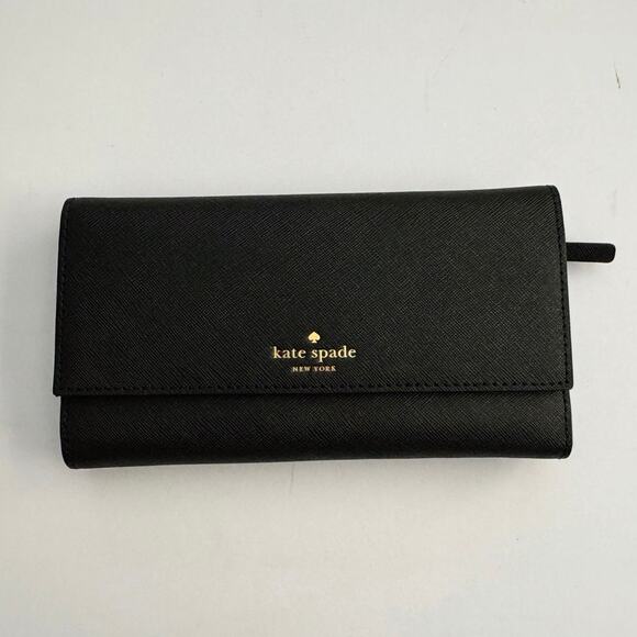 Kate Spade Black Kate Spade IPHONE 7/8 LEATHER WALLET - Picture 4 of 15